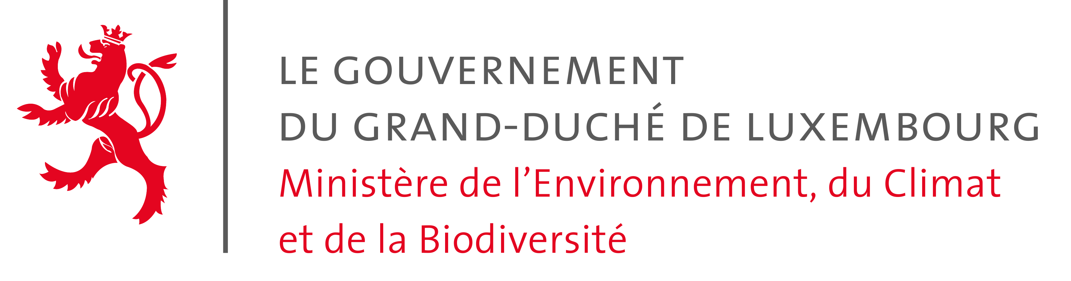 GOUV Ministere de lEnvironnement du Climat et de la Biodiversite Rouge