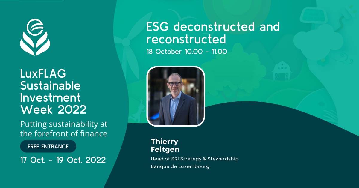 ESG Deconstructed and reconstructed