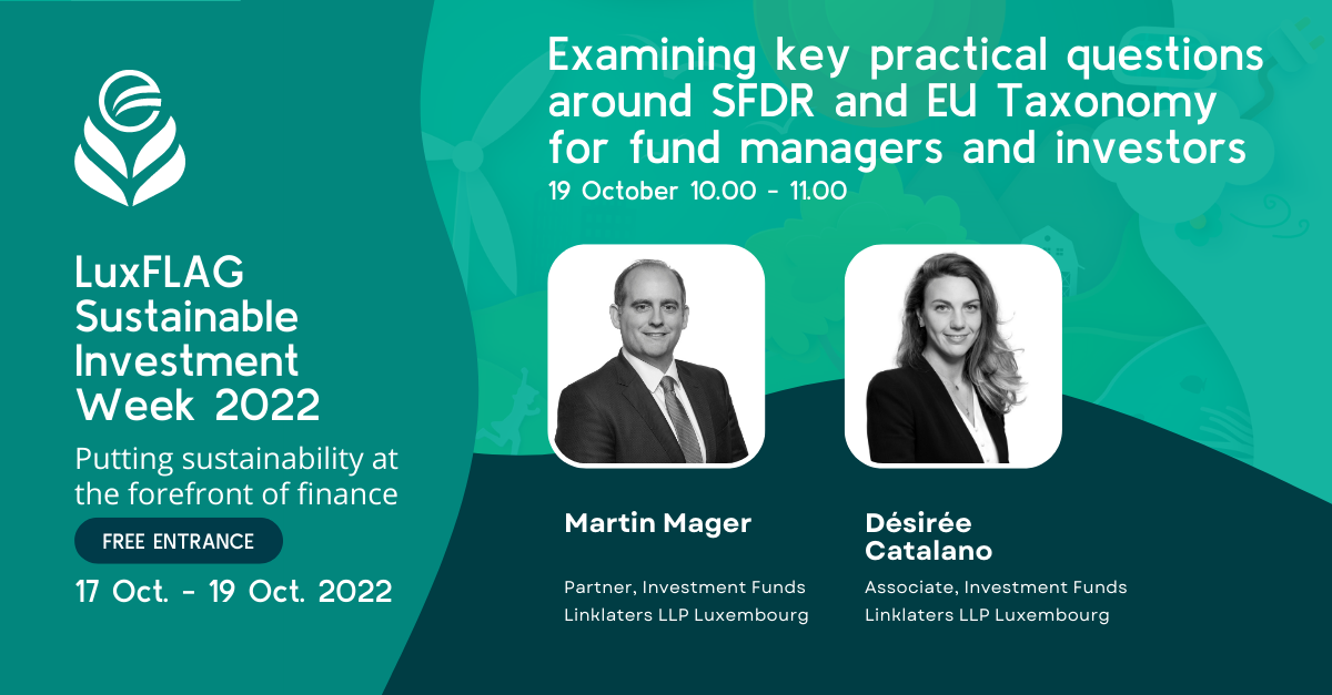 Examining key practical questions around SFDR and EU Taxonomy for Fund Managers and Investors