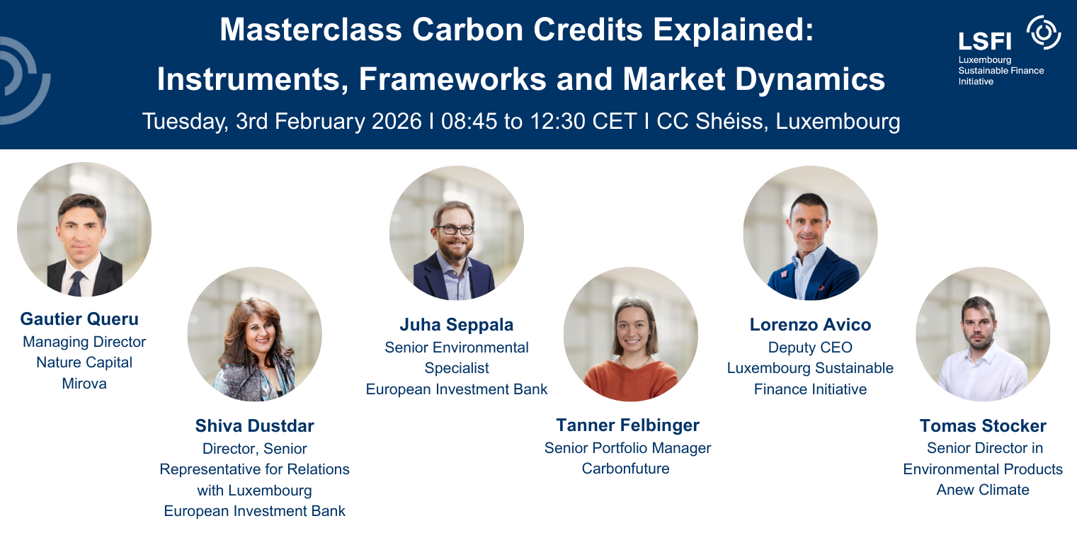 Image de l'actualité LSFI Masterclass – Carbon Credits Explained