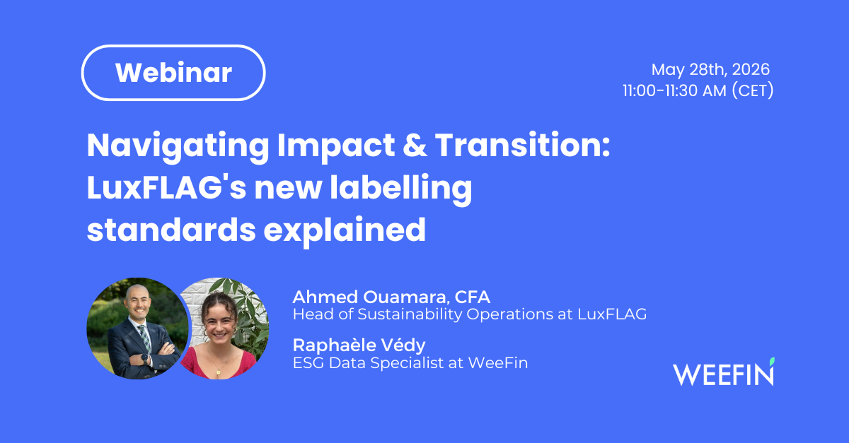 Image de l'actualité WeeFin webinar: Navigating Impact & Transition
